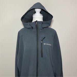 Columbia Men's Gray lightweight Hooded winter Jacket XL
